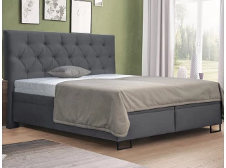 Posteľ Amy 180x200 cm, tmavo šedá látka