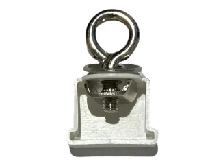 Koncovka pre koľajničku (2 ks) Deluxe, biela