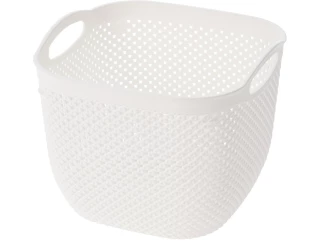 Úložný koš Diamond 630 ml, biely/čierny