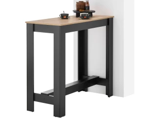 Barový stôl Modesto, dub artisan/čierny