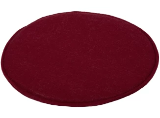 Podsedák na stoličky Davos, vínovo červený, okrúhly 38 cm