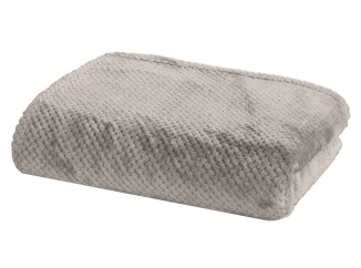 Deka Spots 150x200 cm, strieborná