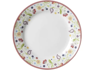 Dezertný tanier Shanti Doppio 20,5 cm, farebné kvety