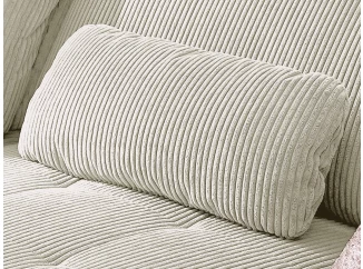 Bedrový vankúšik na sedačku MP-IN14007, béžová štruktúrovaná látka