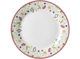 Plytký tanier Shanti 27 cm, farebné kvety