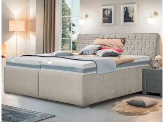 Posteľ Rita 180x200 cm, béžová látka