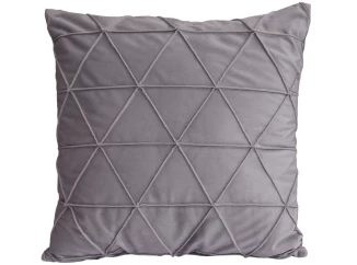 Dekoratívny vankúš Vanessa 45x45 cm, strieborný