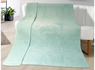 Kašmírová deka ZigZag 150x200 cm, mätová zelená