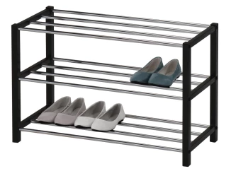 Kovový botník Sirius, čierny