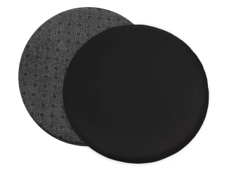 Podsedák na stoličky antracitový 38 cm, imitácia kože