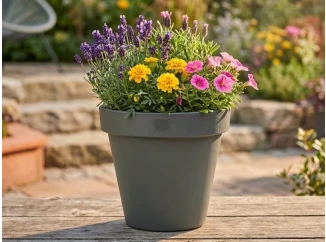 Kvetináč Kanten 40 cm, zelený