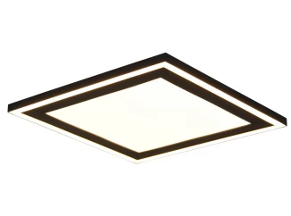 Stropné/nástenné LED osvetlenie Carus 33x33 cm, čierne