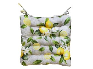 Podsedák na stoličku Amalfi 40x40 cm, citrón