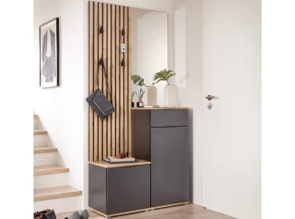 Predsieňová stena Simple, dub artisan/antracit