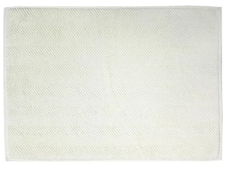 Kúpeľňová predložka Ocean, BIO bavlna, krémová, 50x70 cm