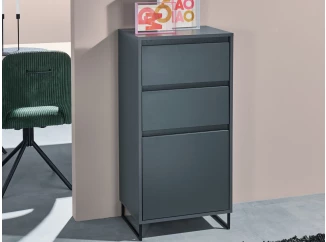 Komoda so šuplíkmi Cologne, 50 cm, antracitová