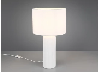 Stolová lampa Blair 51 cm, biela