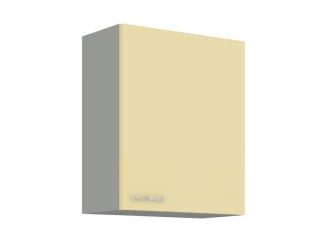 Horná kuchynská skrinka Karmen 60G-72, 60 cm, šedá/krémová