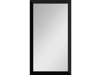 Nástenné zrkadlo Glamour 40x80 cm, čierna štruktúra