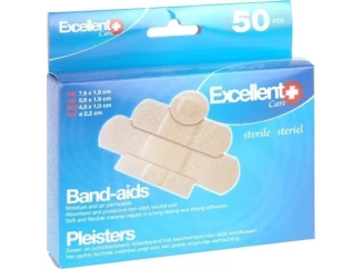 Vodeodolné náplastí (50 ks) Excellent, 4 veľkosti
