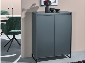 Skrinka Cologne, 80 cm, antracitová