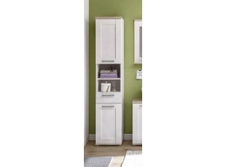 Kúpeľňová vysoká skrinka Romance, smrekovec/dub