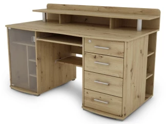 PC stôl Picasso, dub artisan