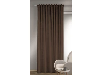 Záves Glory 135x245 cm, hnedý zamat