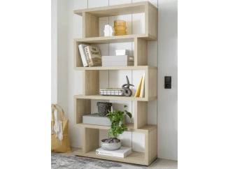 Regál Bocelli, výška 189 cm, dub sonoma