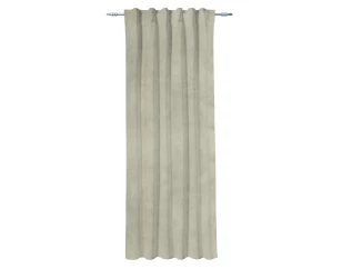 Záves Nantes 140x245 cm, béžová zamatová štruktúra