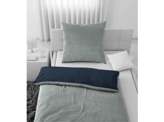 Obliečky Cashmere Touch, strieborná/antracit