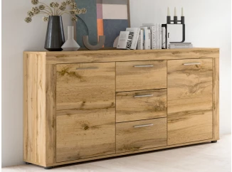 Komoda so zásuvkami Jana, 125 cm, dub wotan