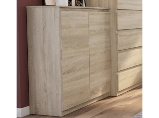 Skrinka Carlos 802D, dub sonoma