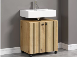 Kúpeľňová skrinka pod umývadlo Pure Bliss 60 cm, dub evoke