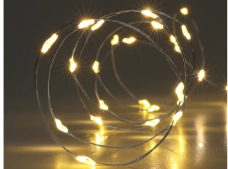 Vianočná reťaz 195 cm, teplá biela