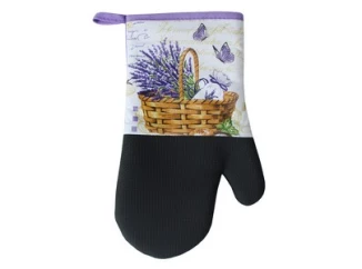 Kuchynská rukavica 31 cm, neoprén, levandula