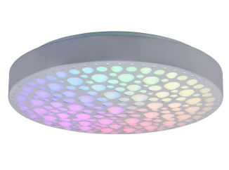 Stropné LED osvetlenie Chizu 40 cm, RGB
