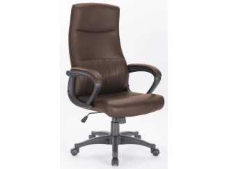 Kancelárske kreslo Damiano, hnedá ekokoža