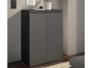 Skrinka 2-dverová Brest, 60 cm, antracitová