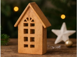 Dekorácia Domeček, mangové drevo