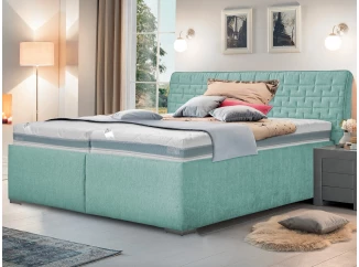 Posteľ Rita 180x200 cm, aqua modro-zelená látka