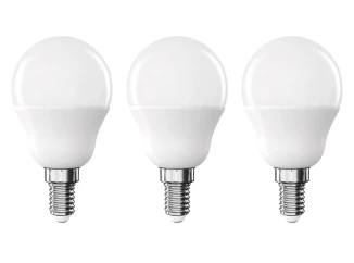 LED žiarovka (3 ks) Classic Mini Globe, E14, 4,2 W, 470 lm