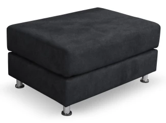 Taburet Universal, čierna látka