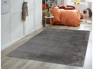 Koberec Laza 80x150 cm,  tmavo šedý, imitácia králičej kožušiny