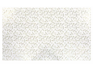 Vianočný obrus Perie a šišky 130x220 cm, zlatý