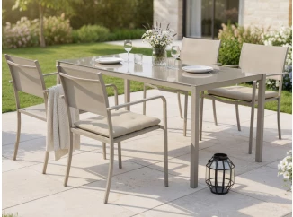 Záhradný jedálenský set Marbella, 5-dielny