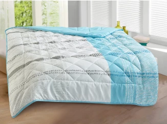 Letná prikrývka Sommer 140x200 cm, modro-biela