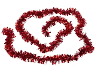 Vianočná reťaz 3 m, červená