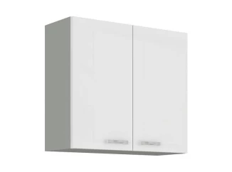 Horná kuchynská skrinka Bianka 80G-72, 80 cm, biely lesk