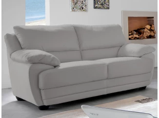 Dvojsedák Nebolo, svetlo šedá látka v optike kože